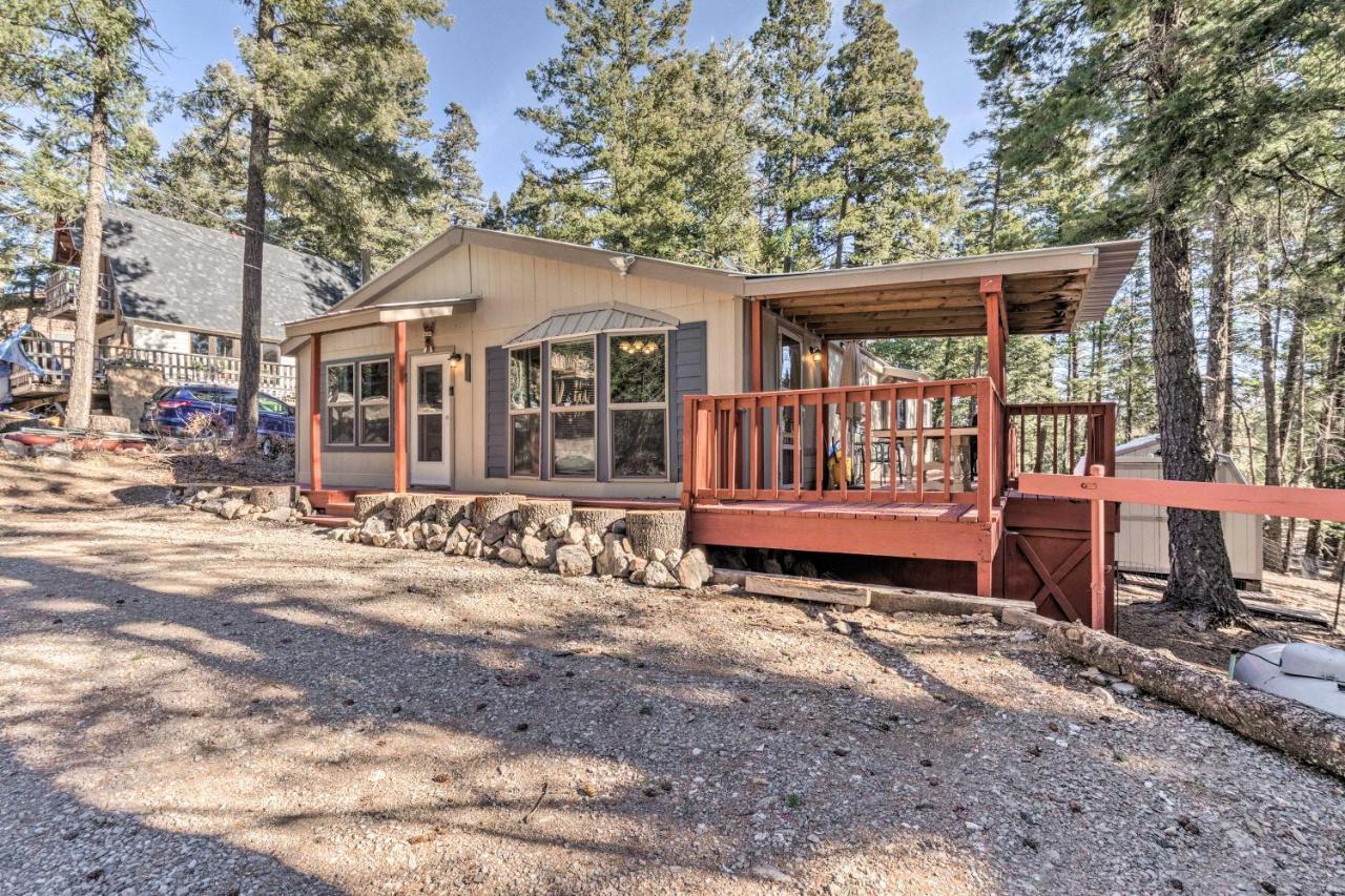 Relaxing Lincoln Forest Retreat With Wraparound Deck Cloudcroft Exteriör bild