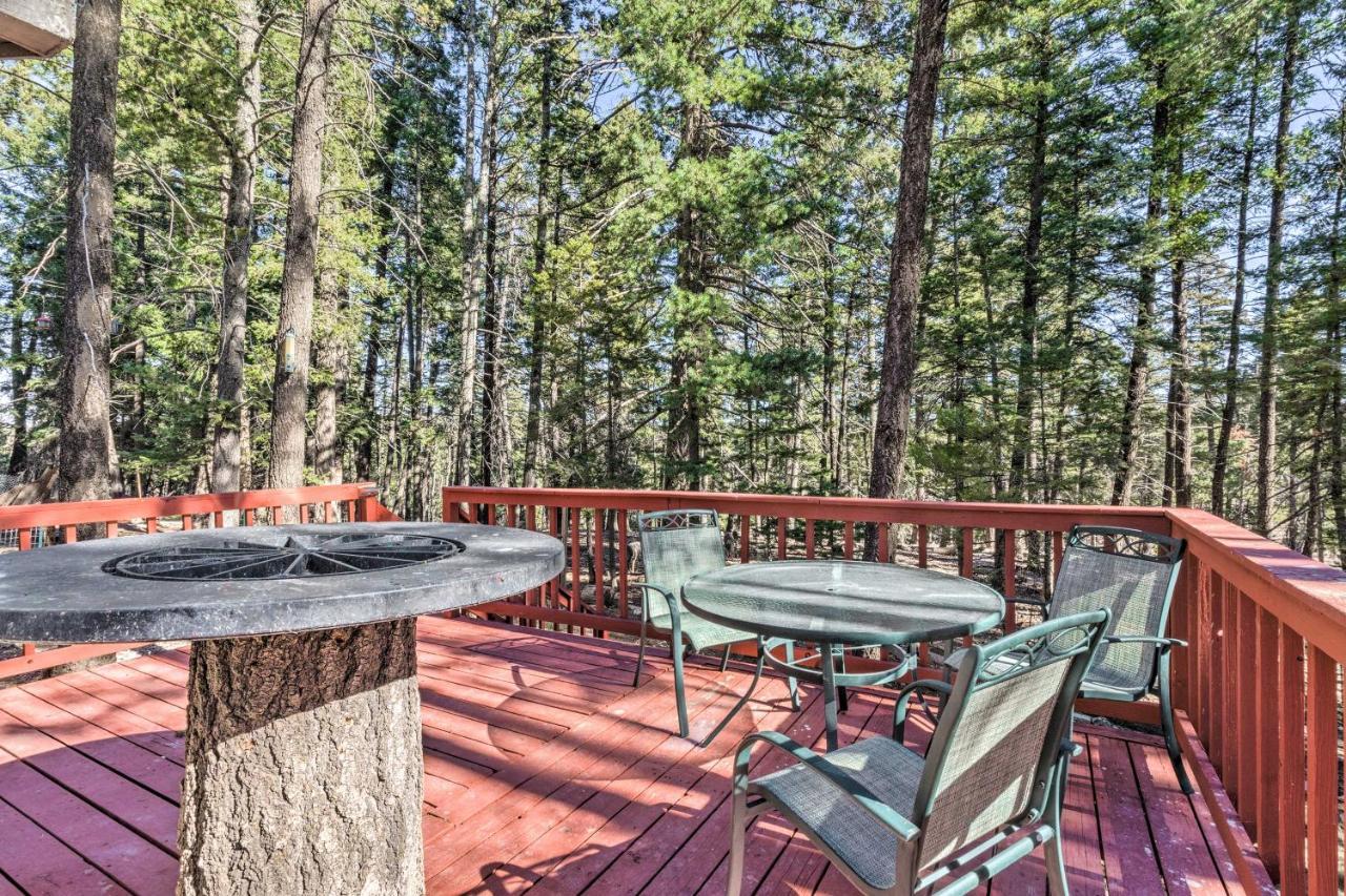 Relaxing Lincoln Forest Retreat With Wraparound Deck Cloudcroft Exteriör bild